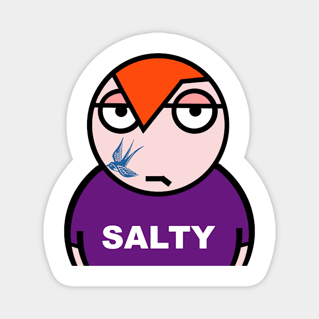 Salty trouble Magnet by Cheeky Greetings