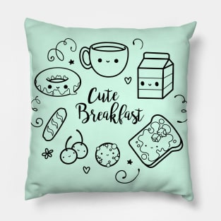 Cute Breakfast Pillow