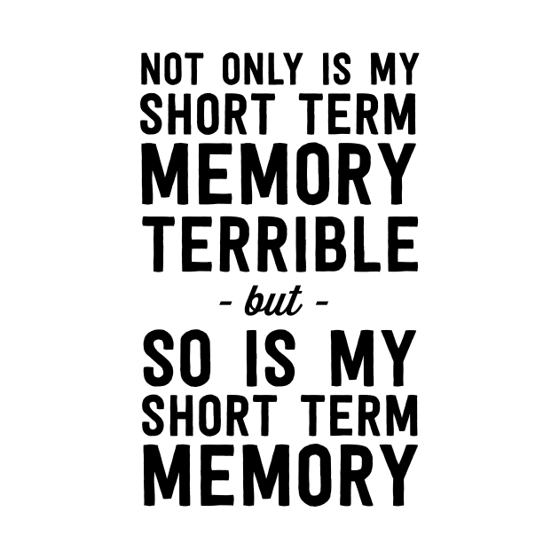 Short term memory terrible by Portals