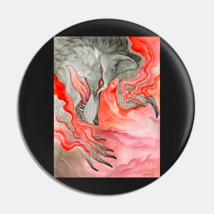 Red Riding Wolf Pin