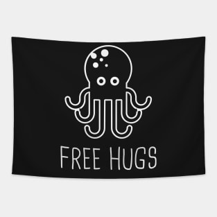 Free Hugs Octopus Tapestry