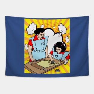 Retro Baking Cake Hobby Tapestry