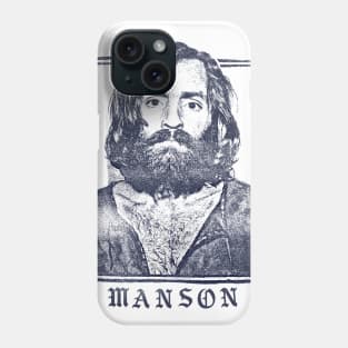 Charles Manson /// Vintage Look Punk Style Design Phone Case