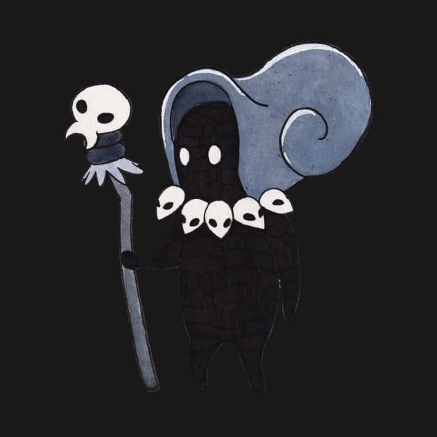 Snail Shaman Hollow Knight Fanart by Myrtille-chan