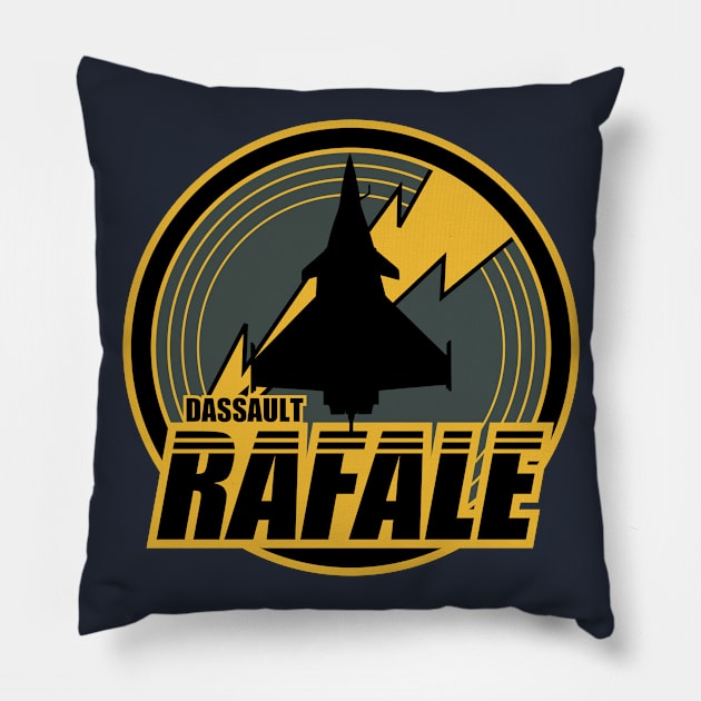 Rafale Pillow by Tailgunnerstudios