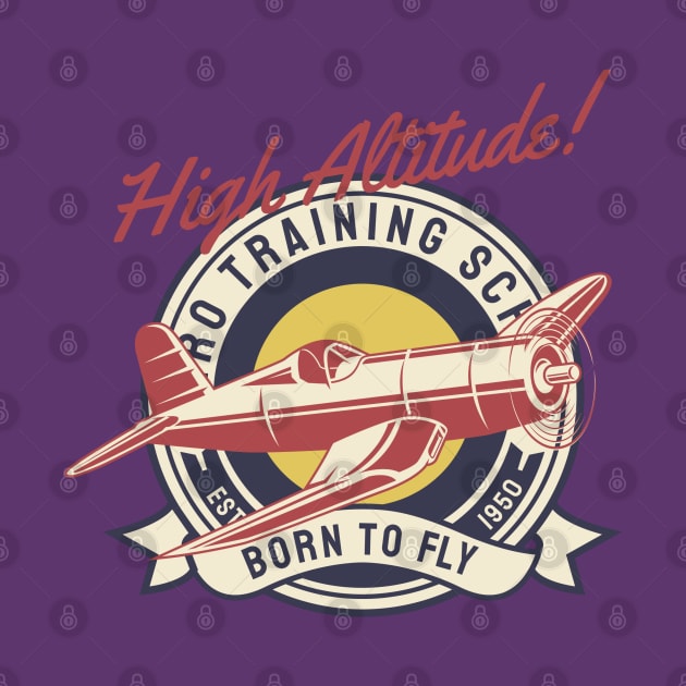 High Altitude Born To Fly by funkymonkeytees