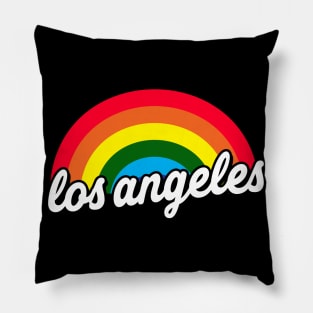 Los Angeles Gay Pride LA Rainbow Flag LGBT Pillow