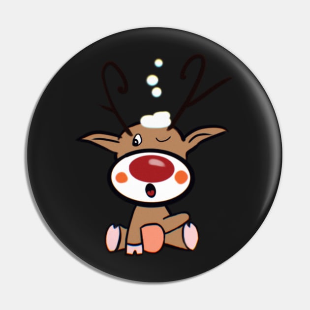 Rudolf First Snow (Red) Pin by xsaxsandra