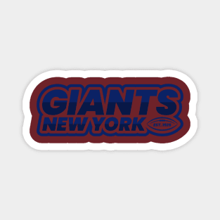 New York Giants 3 Magnet