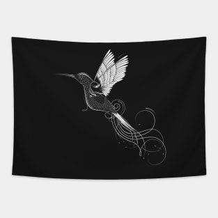 a fanciful hummingbird - a unique gift Tapestry