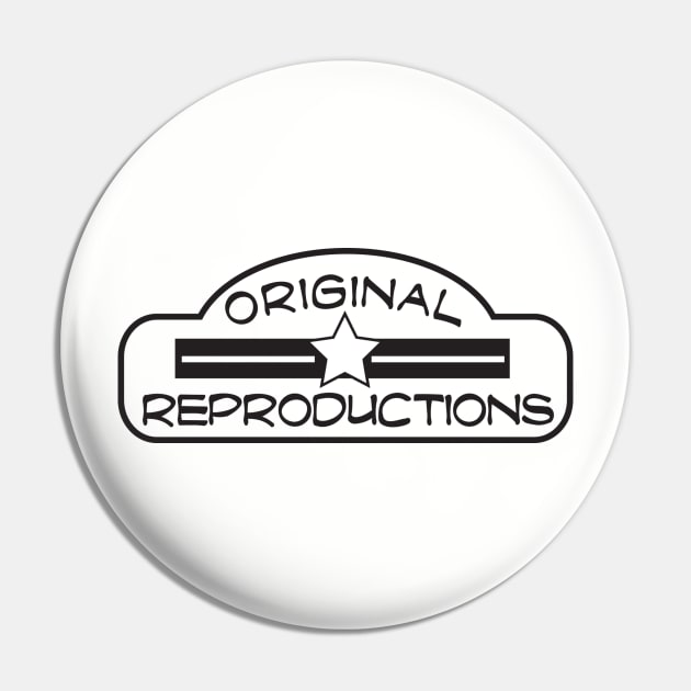 Original Reproductions - Oblong Logo Pin by MikeCCD