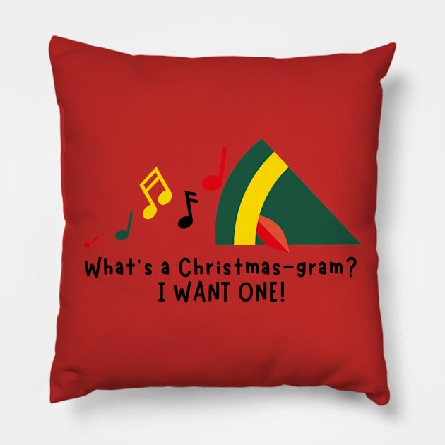 ChristmasGram Pillow by TurnerTees