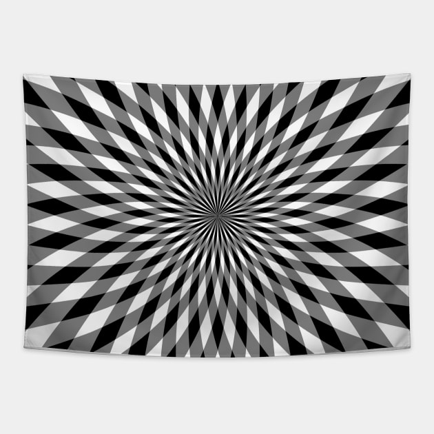 Ilusion Optica Fractal Tapestry by Korvus78