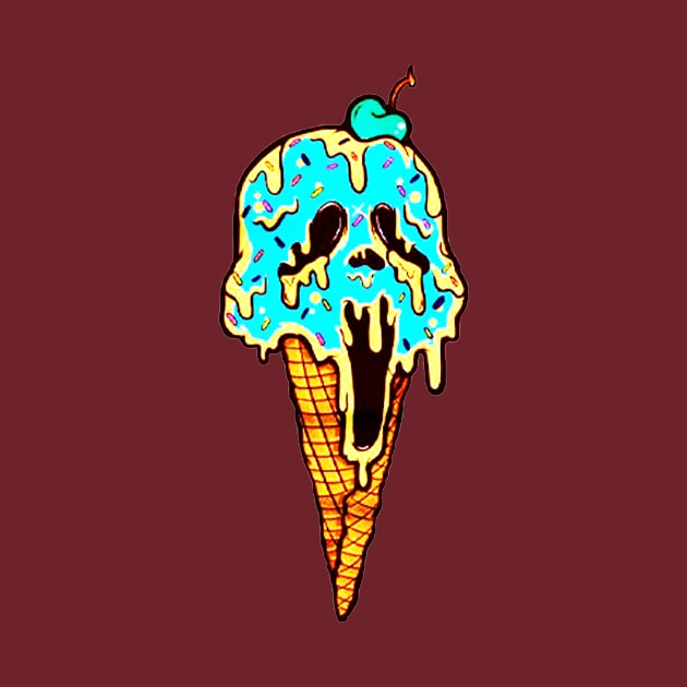 Inspired Icecream Skull by akkadesigns