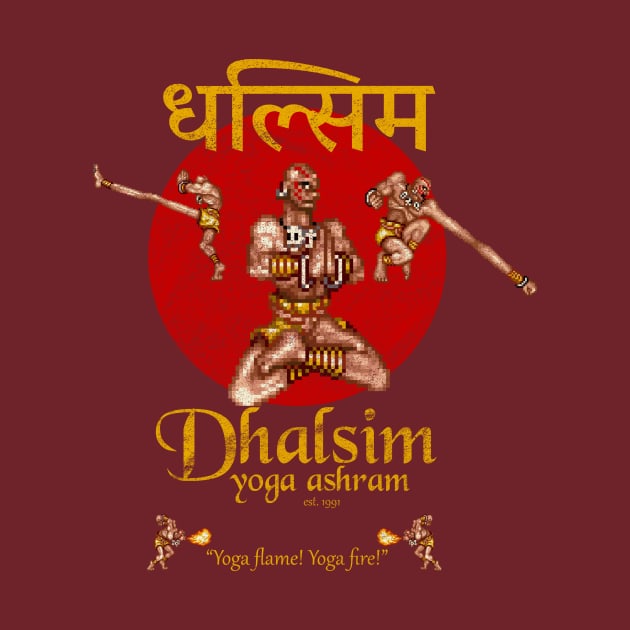 Dhalsim Yoga Ashram by NLeseul