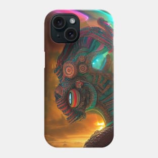 Neon Alien Phone Case