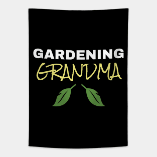 Gardening Grandma Tapestry