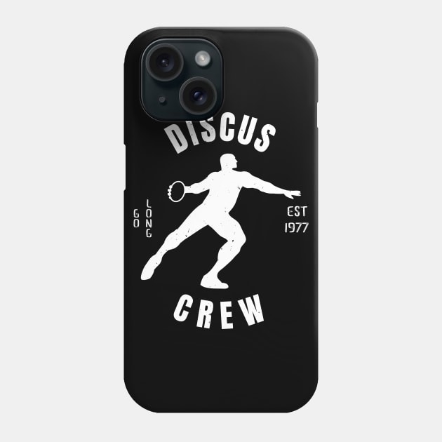 Mens Athletics Discus Crew Athlete Gift Phone Case by atomguy