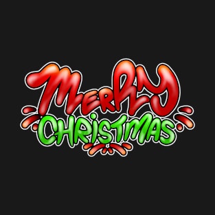 Merry Christmas Graffiti T-Shirt