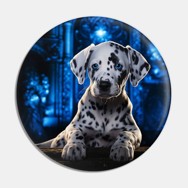 Mystic Dalmatian Pin by Enchanted Reverie