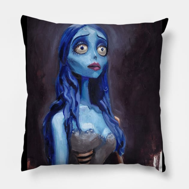 Corpse Bride Pillow by Ansekenamun