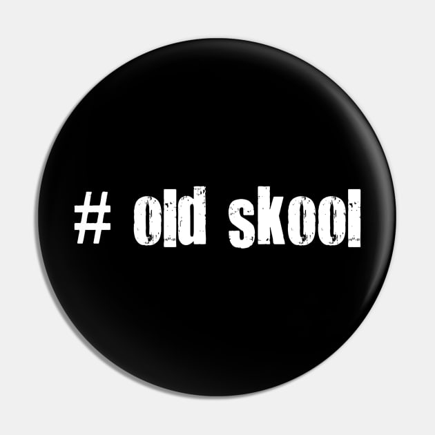 Old Skool Graphic Pin by Pixeltron