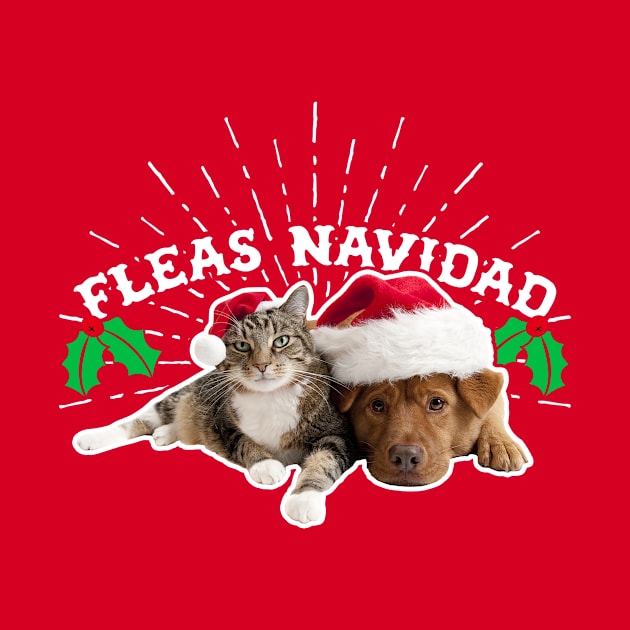 Fleas Navidad Christmas Pets by Rebus28