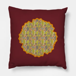 I Be-Leaf In You Leaves Pattern Pillow