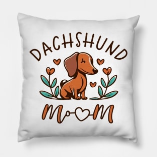 dachshund mom Pillow