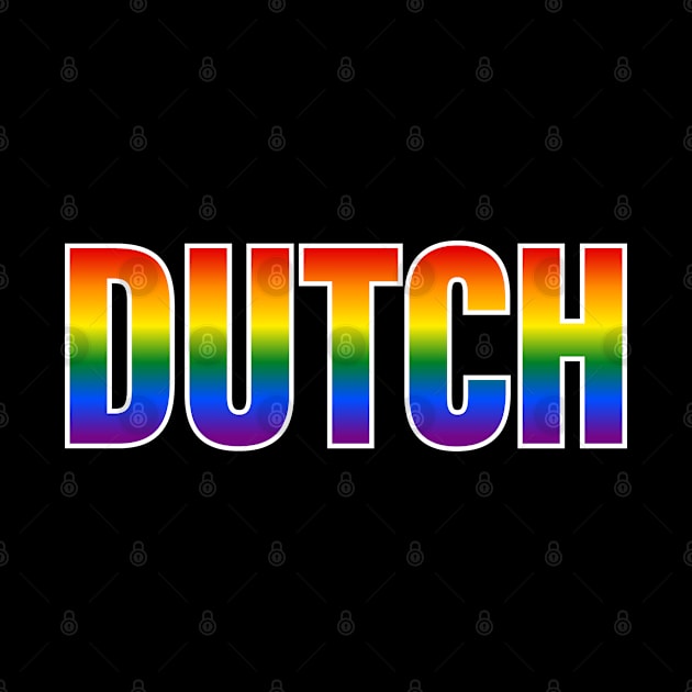 Rainbow Dutch LGBTQ Pride by Rainbow Nation