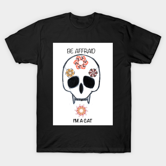 cat skull shirt