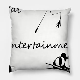 Cat Entertainment Officer Pillow