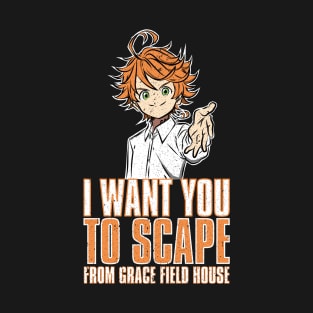 THE PROMISED NEVERLAND: I WANT YOU (GRUNGE STYLE) T-Shirt