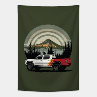 Tacoma TRD Racing Mountain Design Tapestry