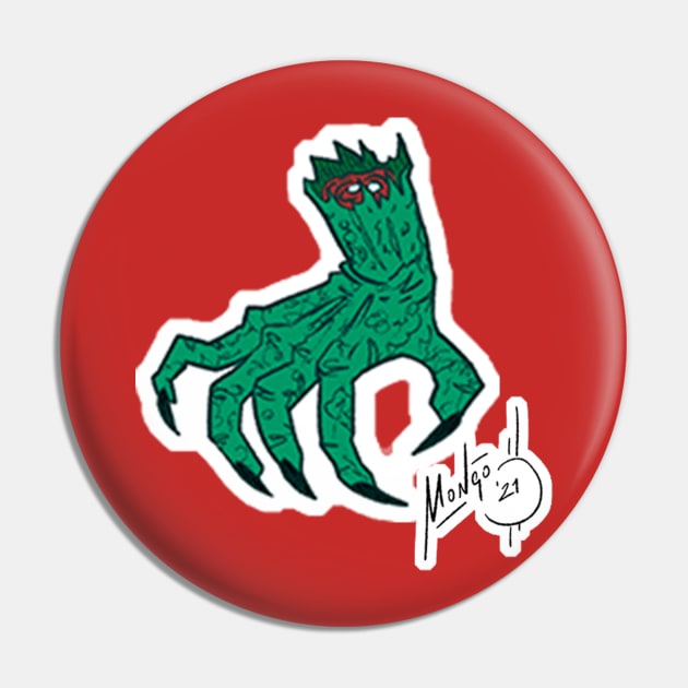 "Idle Hand" Pin by MONGO draws