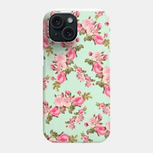 Vintage Rose Floral Pattern Phone Case