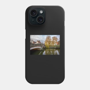 Fye Bridge over the River Wensum, Norwich Phone Case