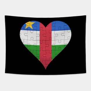 Central African Jigsaw Puzzle Heart Design - Gift for Central African With Central African Republic Roots Tapestry