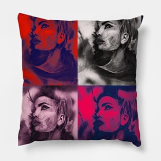 Abstract portrait slides Pillow