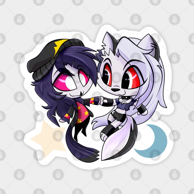 Loona and Octavia Chibi Magnet by PaoSnow