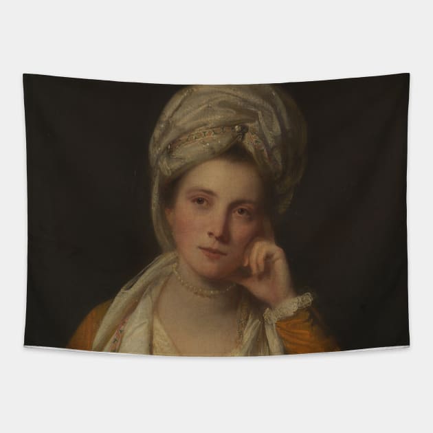 Mrs. Horton, Later Viscountess Maynard by Joshua Reynolds Tapestry by Classic Art Stall