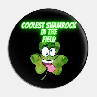 Saint Patrick's Day. Irish Proud.Coolest shamrock in the filed.Saint Patrick day gifts. Pin