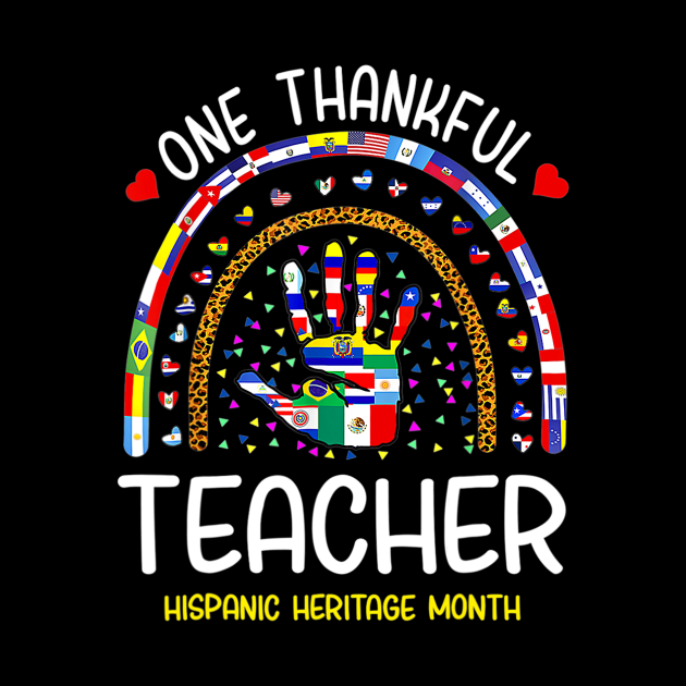 One Thankful Teacher Hispanic Heritage month Countries by Eleam Junie