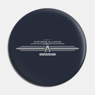 Alliance Navy Athletic Dept. [Grey] Pin
