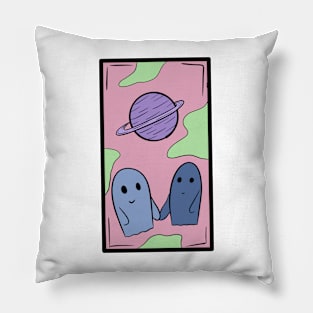 Ghost cards #1b Pillow