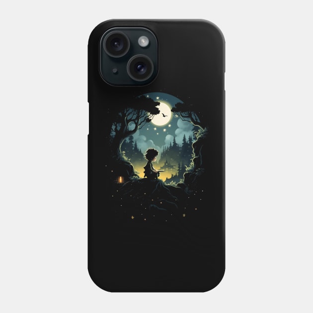 A Halfling at the Home of the Elves - Fantasy Phone Case by Fenay-Designs