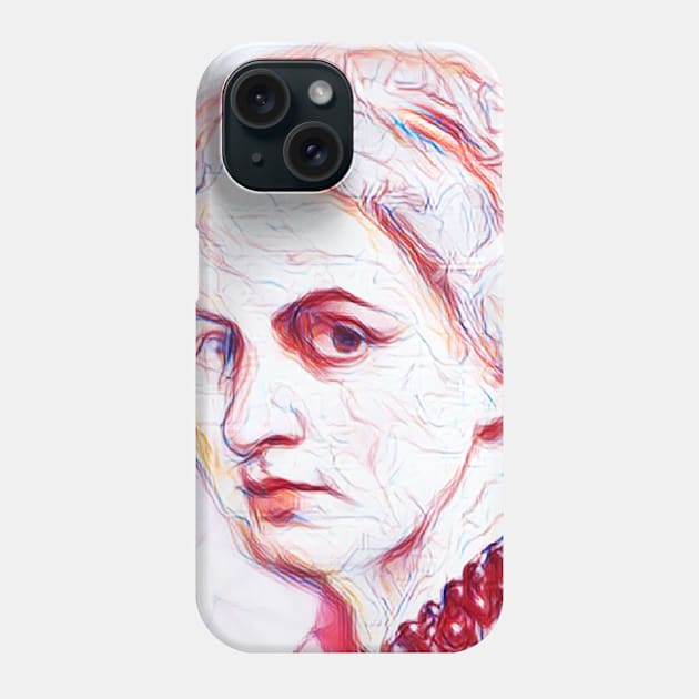 Anne Bronte Portrait | Anne Bronte Artwork, Line Art Phone Case by JustLit