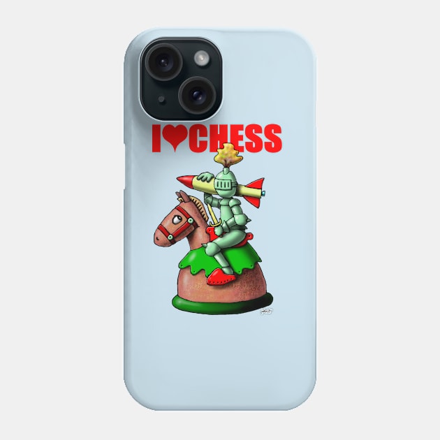 Chess - The Knight Phone Case by JohnT