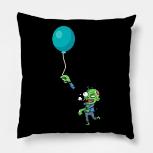 Funny Spooky Zombie Birthday Halloween Party Trendy Gift Pillow