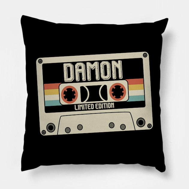 Damon - Limited Edition - Vintage Style Pillow by Debbie Art